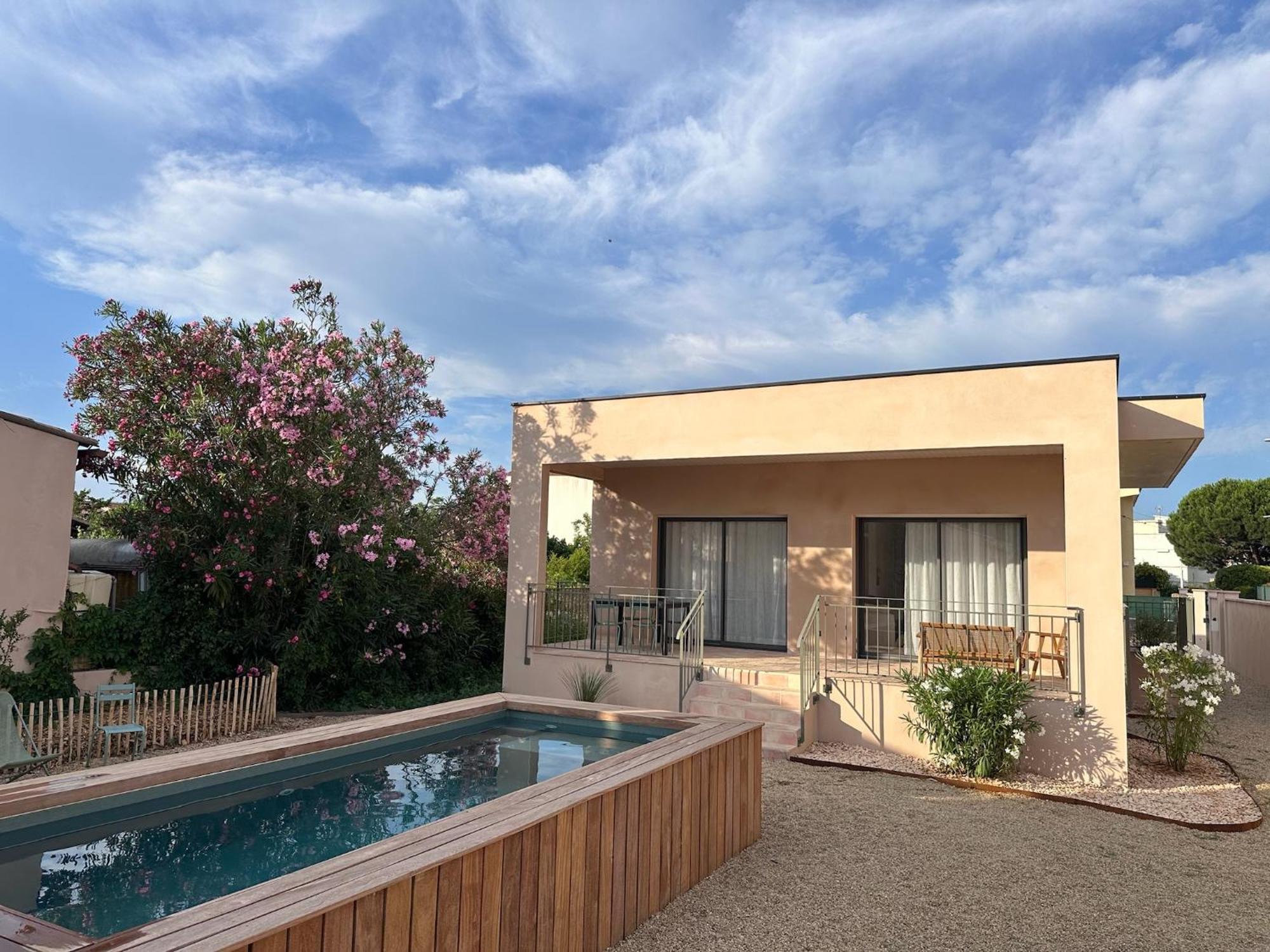 Villa Familiale Avec Piscine Hyper Centre Valras-Plage Luaran gambar